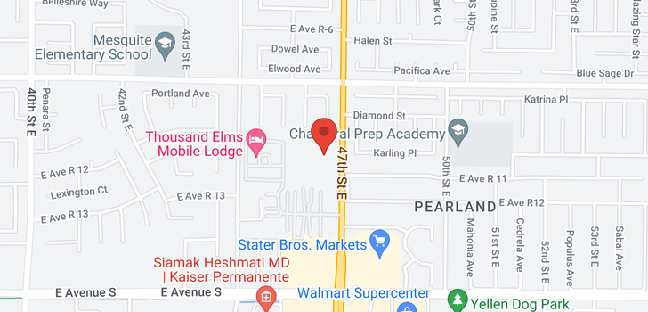 map of 47 th Ste/Vic Avenue R11 Palmdale, CA 93553